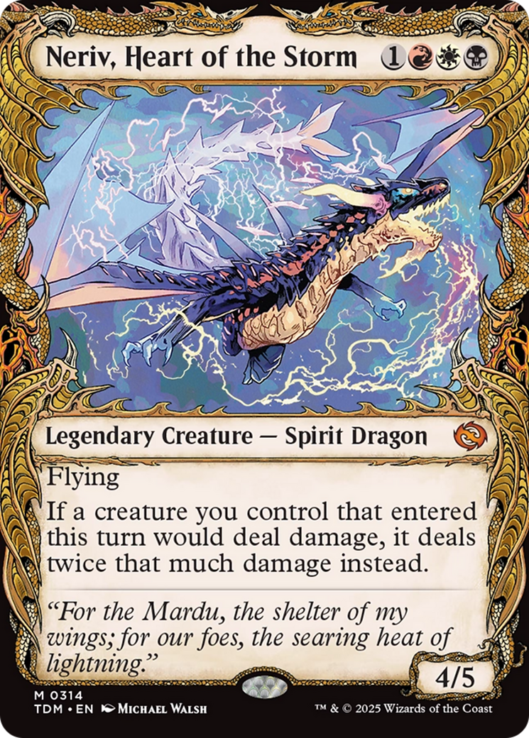 Neriv, Heart of the Storm (Showcase) [Tarkir: Dragonstorm] | Impulse Games and Hobbies