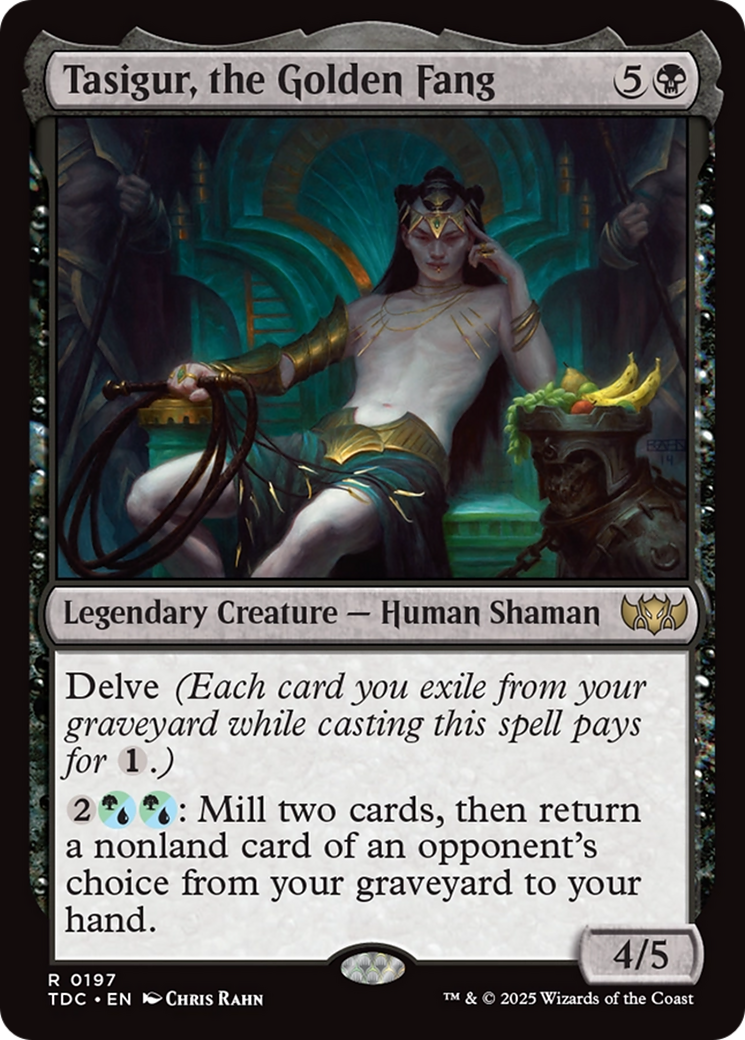 Tasigur, the Golden Fang [Tarkir: Dragonstorm Commander] | Impulse Games and Hobbies
