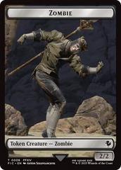 Moogle // Zombie Double-Sided Token [FINAL FANTASY Commander Tokens] | Impulse Games and Hobbies