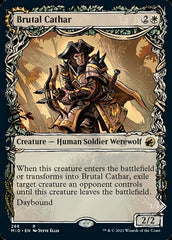 Brutal Cathar // Moonrage Brute (Showcase Equinox) [Innistrad: Midnight Hunt] | Impulse Games and Hobbies