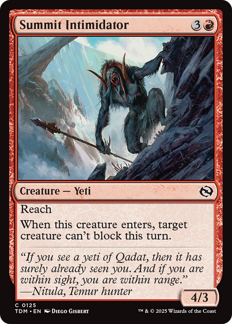 Summit Intimidator [Tarkir: Dragonstorm] | Impulse Games and Hobbies
