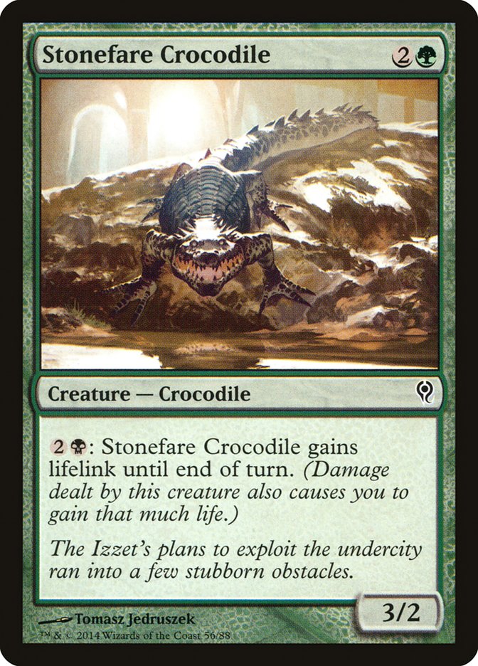 Stonefare Crocodile [Duel Decks: Jace vs. Vraska] | Impulse Games and Hobbies