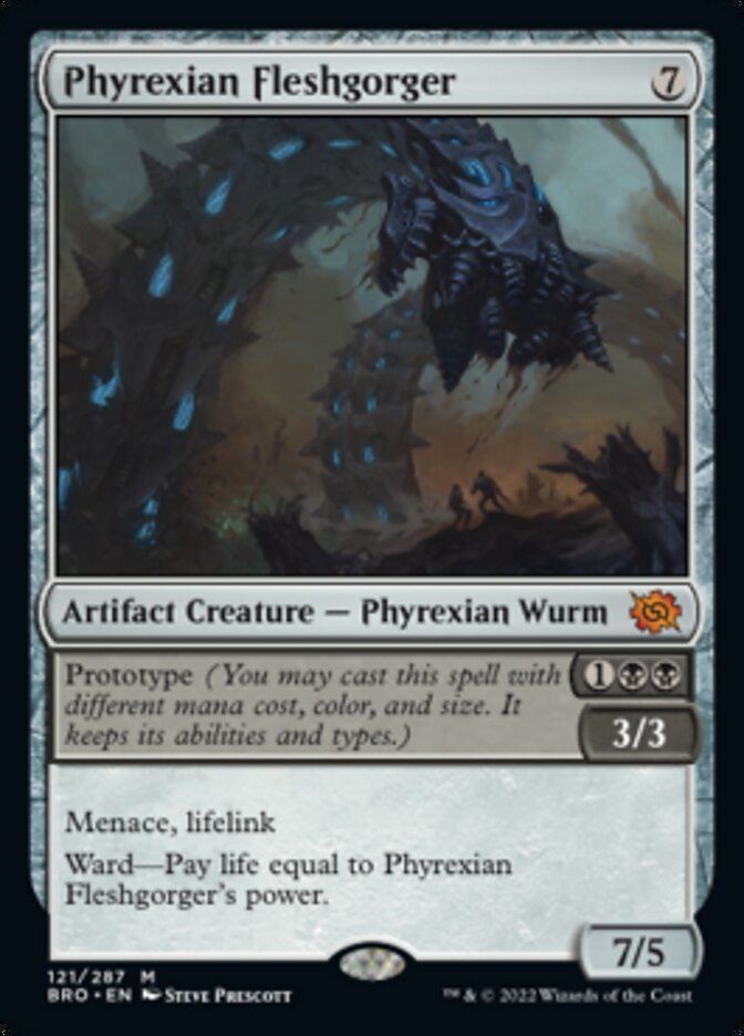 Phyrexian Fleshgorger (Promo Pack) [The Brothers' War Promos] | Impulse Games and Hobbies