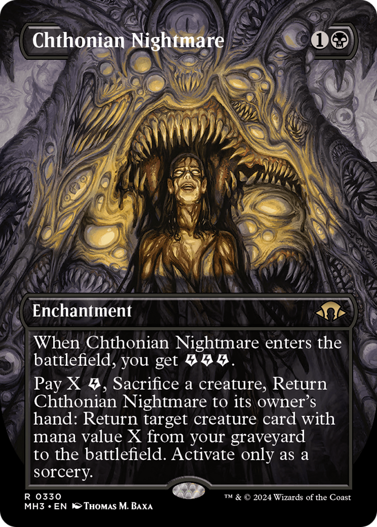 Chthonian Nightmare (Borderless) [Modern Horizons 3] | Impulse Games and Hobbies