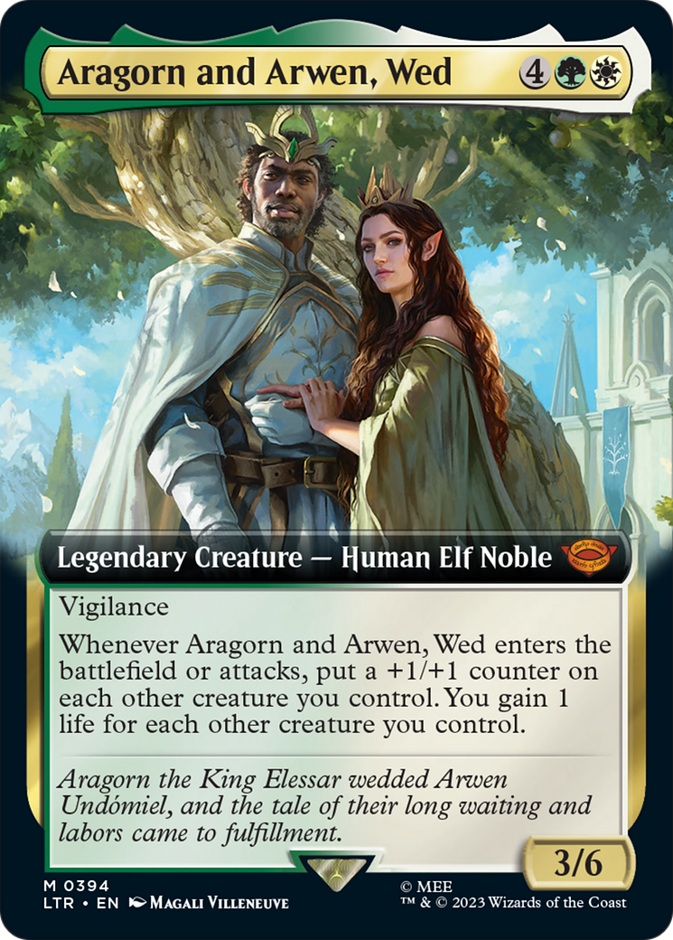 Aragorn and Arwen, Wed (Extended Art) [The Lord of the Rings: Tales of Middle-Earth] | Impulse Games and Hobbies