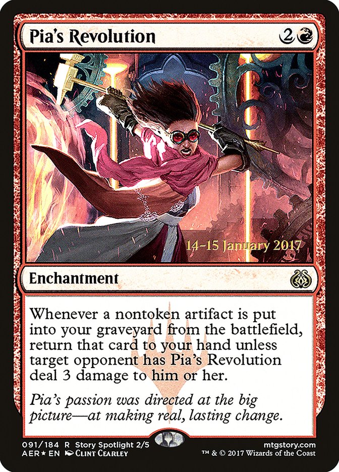 Pia's Revolution [Aether Revolt Prerelease Promos] | Impulse Games and Hobbies