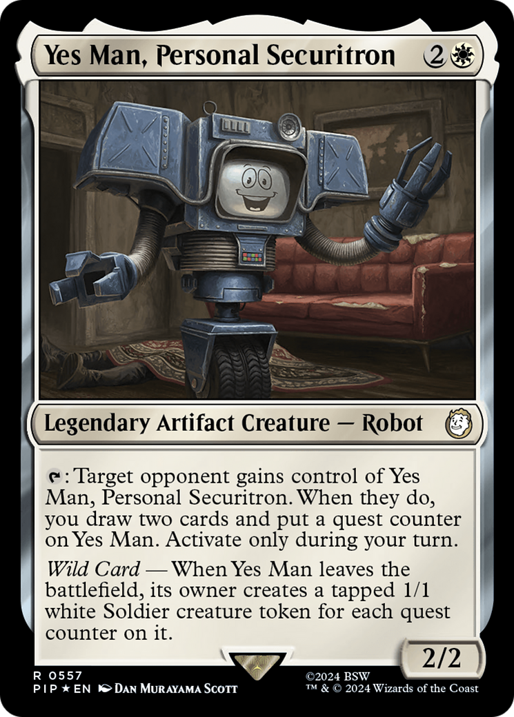 Yes Man, Personal Securitron (Surge Foil) [Fallout] | Impulse Games and Hobbies