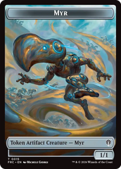 Gingerbrute // Myr Double-Sided Token [Reality Fracture Commander Tokens] | Impulse Games and Hobbies