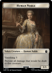 Human Noble // Mark of the Rani Double-Sided Token [Doctor Who Tokens] | Impulse Games and Hobbies