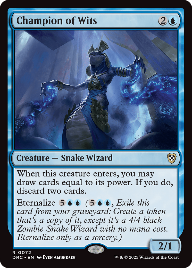 Champion of Wits [Aetherdrift Commander] | Impulse Games and Hobbies