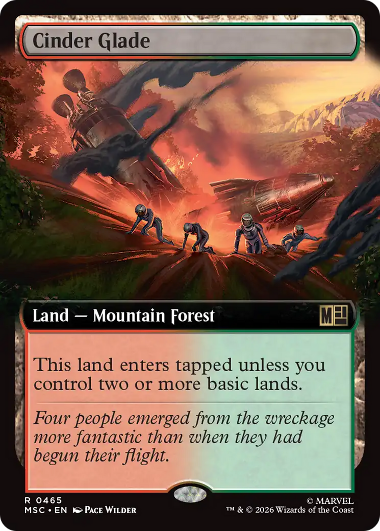 Cinder Glade (Extended Art) [Marvel Super Heroes Commander] | Impulse Games and Hobbies