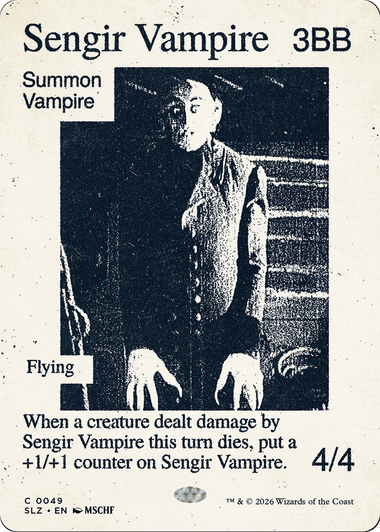 Sengir Vampire (0049) [Secret Lair x MSCHF: The Zeta Set] | Impulse Games and Hobbies