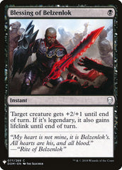 Blessing of Belzenlok [Mystery Booster] | Impulse Games and Hobbies