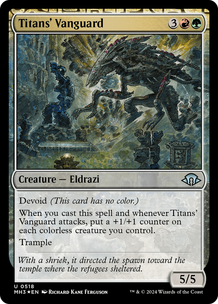 Titans' Vanguard (Ripple Foil) [Modern Horizons 3] | Impulse Games and Hobbies