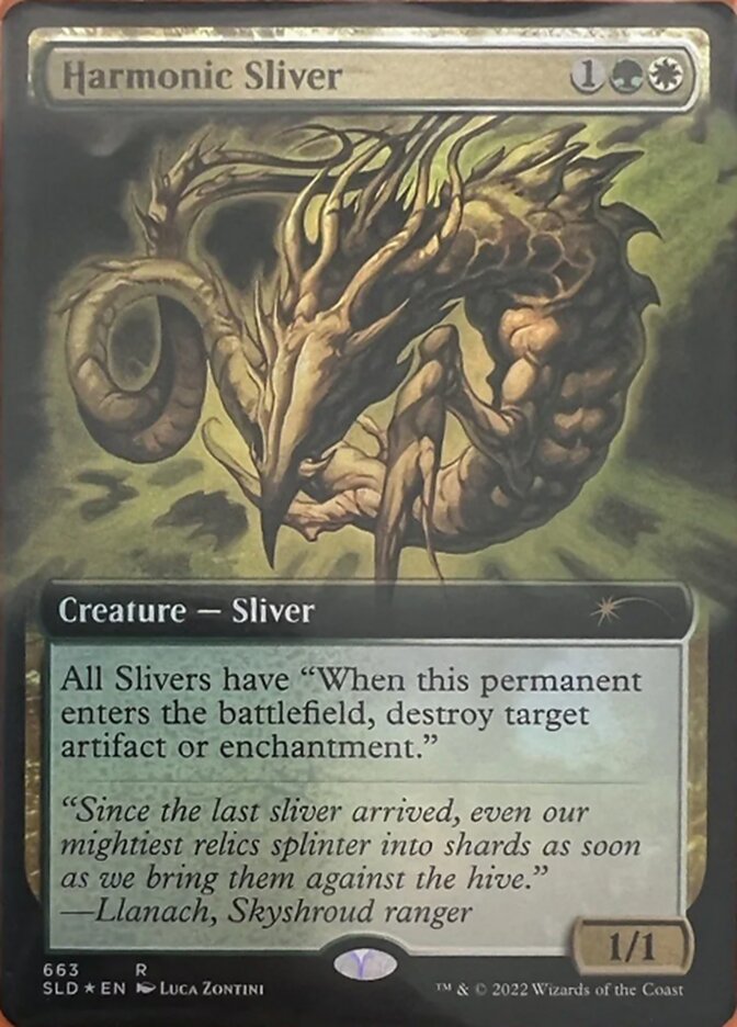 Harmonic Sliver (Extended Art) [Secret Lair Drop Promos] | Impulse Games and Hobbies