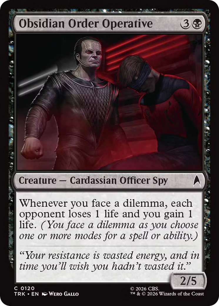 Obsidian Order Operative [Star Trek] | Impulse Games and Hobbies