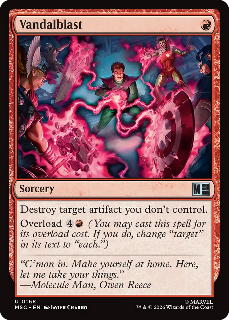Vandalblast (Surge Foil) [Marvel Super Heroes Commander] | Impulse Games and Hobbies