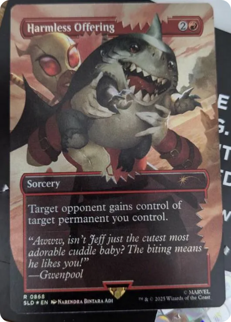 Harmless Offering (Rainbow Foil) [Secret Lair Drop Series] | Impulse Games and Hobbies