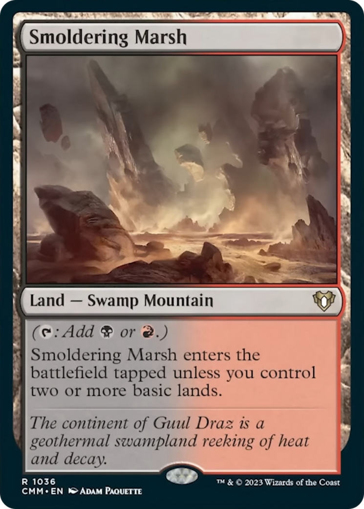 Smoldering Marsh [Commander Masters] | Impulse Games and Hobbies