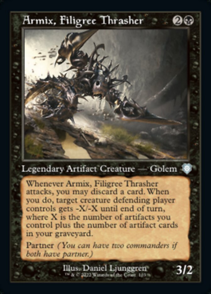 Armix, Filigree Thrasher (Retro) [The Brothers' War Commander] | Impulse Games and Hobbies