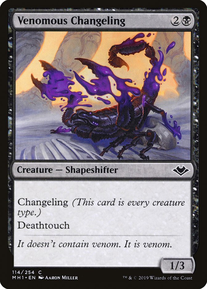 Venomous Changeling [Modern Horizons] | Impulse Games and Hobbies