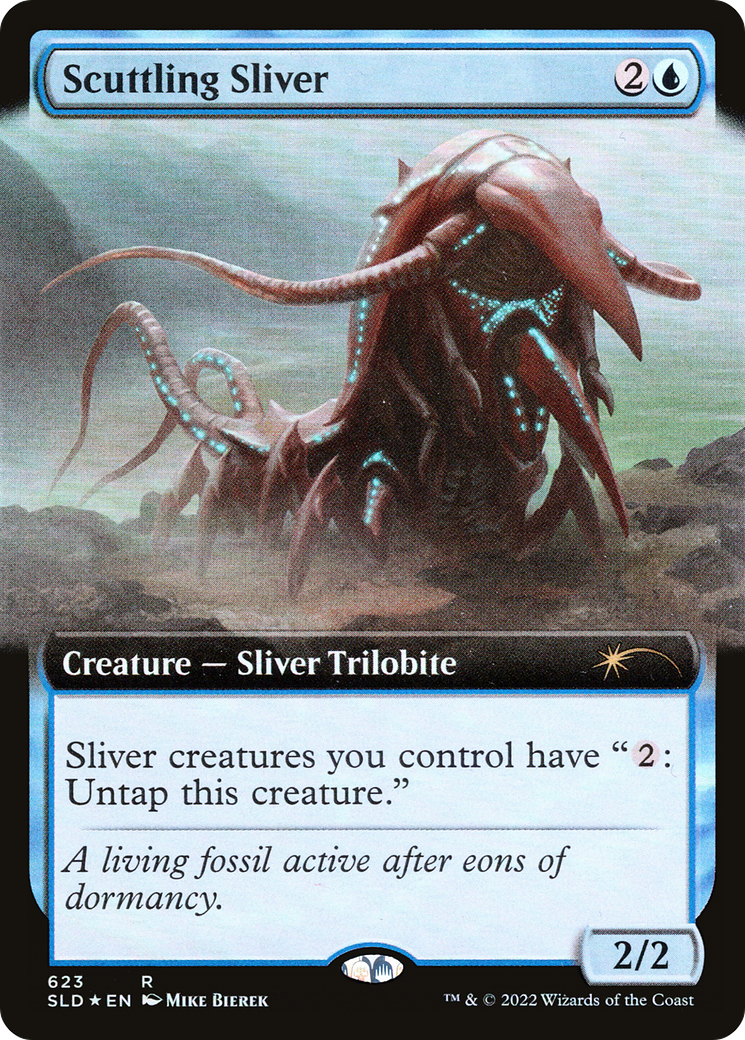 Scuttling Sliver (Extended Art) [Secret Lair Drop Promos] | Impulse Games and Hobbies