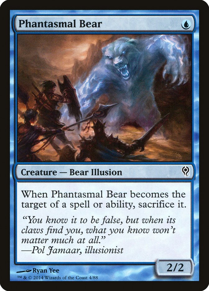 Phantasmal Bear [Duel Decks: Jace vs. Vraska] | Impulse Games and Hobbies