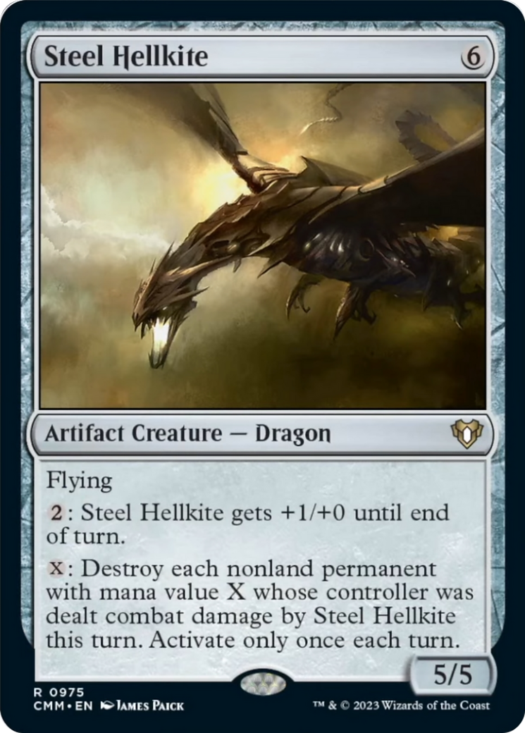 Steel Hellkite [Commander Masters] | Impulse Games and Hobbies