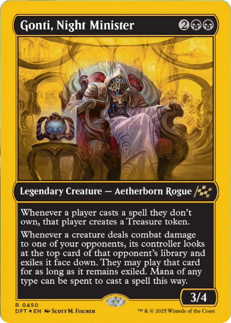 Gonti, Night Minister (First-Place Foil) [Aetherdrift] | Impulse Games and Hobbies