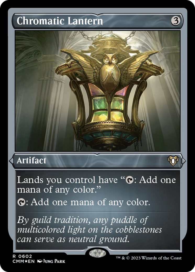 Chromatic Lantern (Foil Etched) [Commander Masters] | Impulse Games and Hobbies