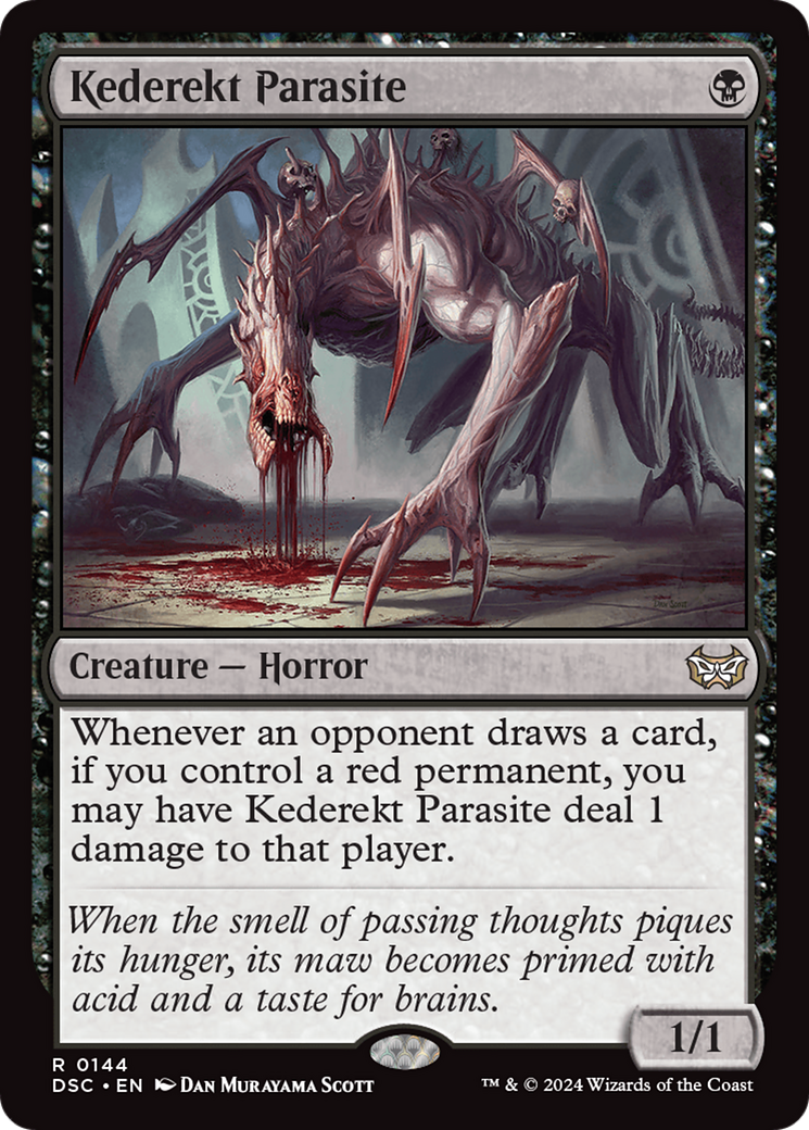 Kederekt Parasite [Duskmourn: House of Horror Commander] | Impulse Games and Hobbies