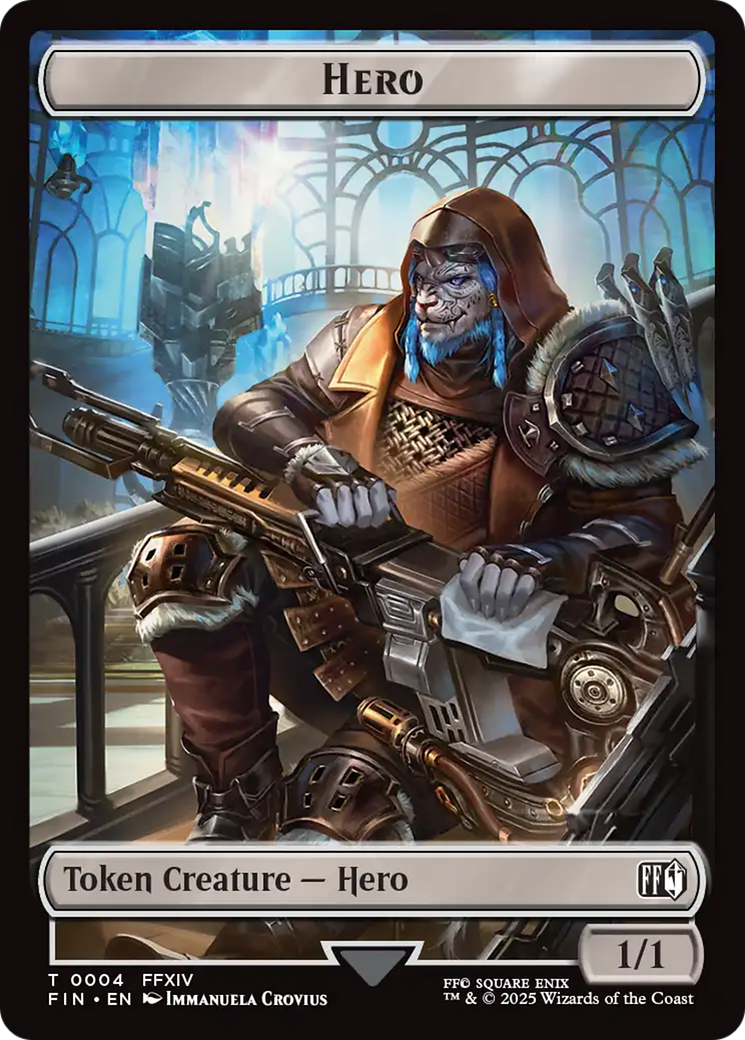 Hero (0004) // Food Double-Sided Token [FINAL FANTASY Tokens] | Impulse Games and Hobbies