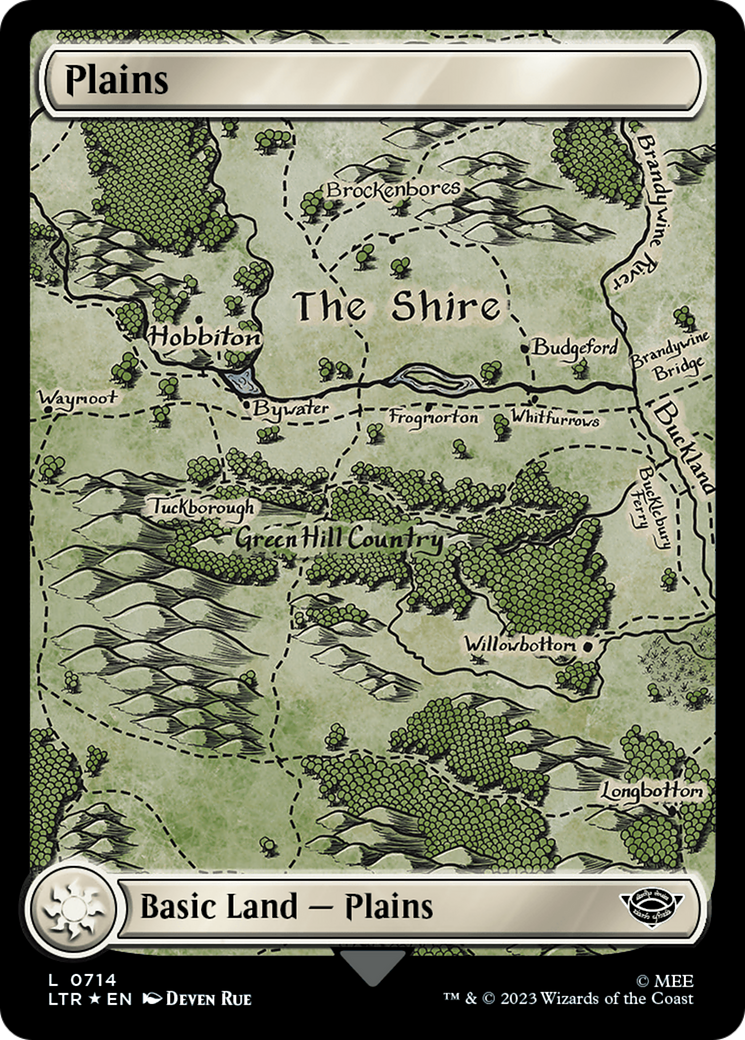 Plains (0714) (Surge Foil) [The Lord of the Rings: Tales of Middle-Earth] | Impulse Games and Hobbies