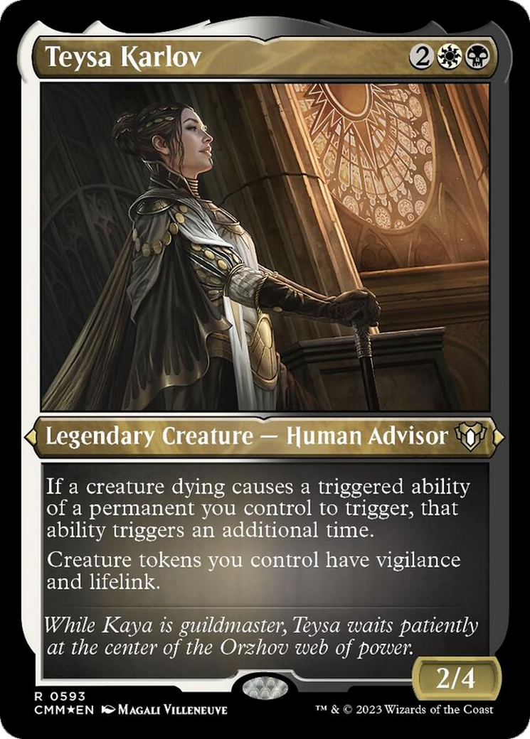 Teysa Karlov (Foil Etched) [Commander Masters] | Impulse Games and Hobbies