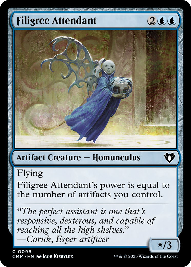 Filigree Attendant [Commander Masters] | Impulse Games and Hobbies