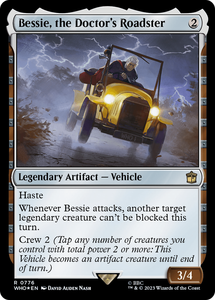 Bessie, the Doctor's Roadster (Surge Foil) [Doctor Who] | Impulse Games and Hobbies