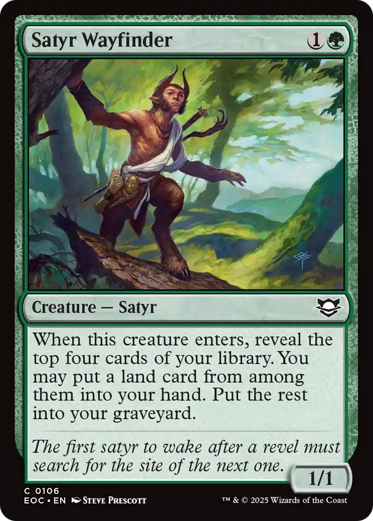 Satyr Wayfinder [Edge of Eternities Commander] | Impulse Games and Hobbies
