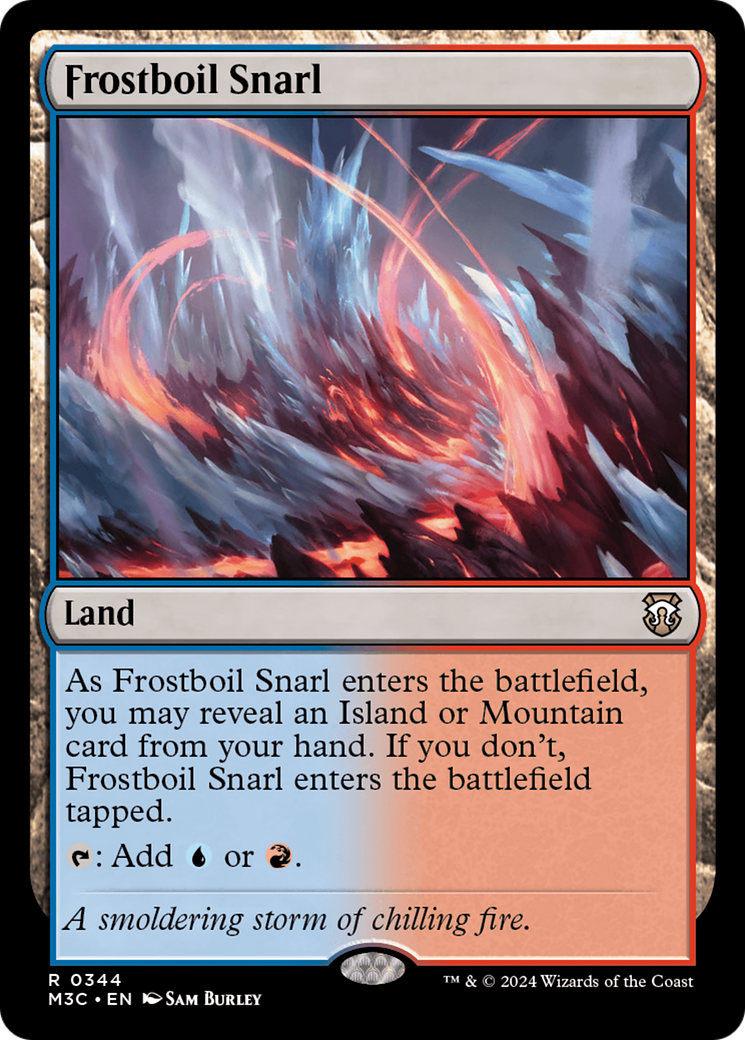 Frostboil Snarl (Ripple Foil) [Modern Horizons 3 Commander] | Impulse Games and Hobbies