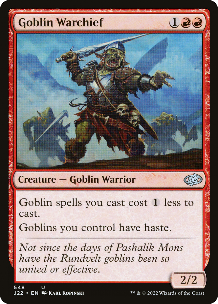Goblin Warchief [Jumpstart 2022] | Impulse Games and Hobbies