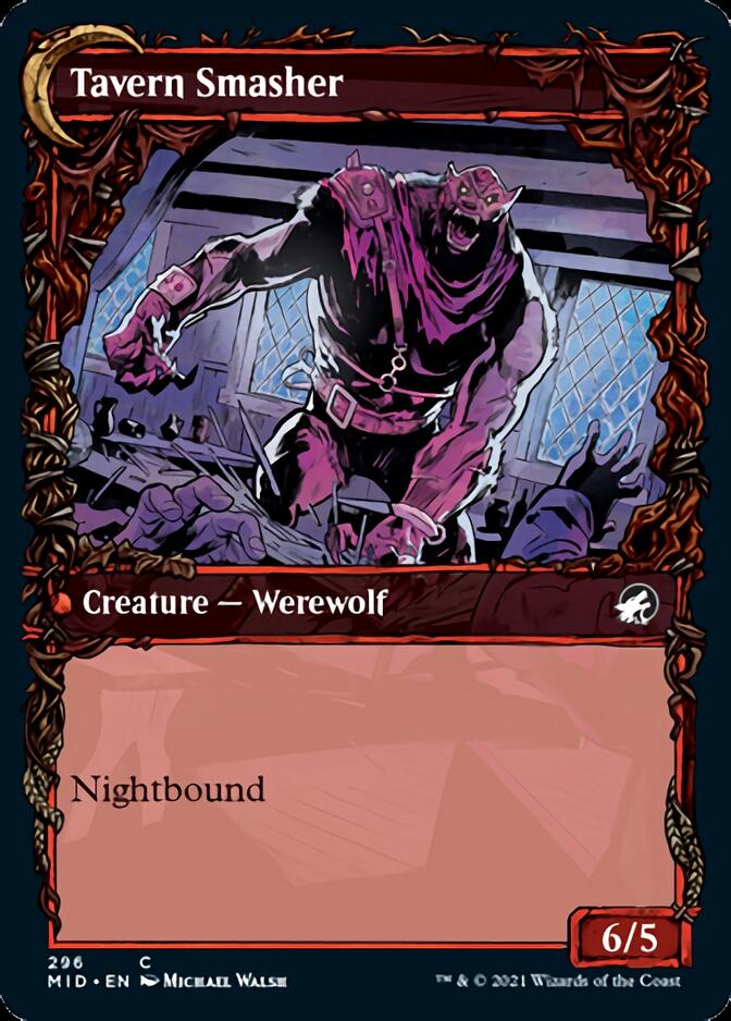 Tavern Ruffian // Tavern Smasher (Showcase Equinox) [Innistrad: Midnight Hunt] | Impulse Games and Hobbies