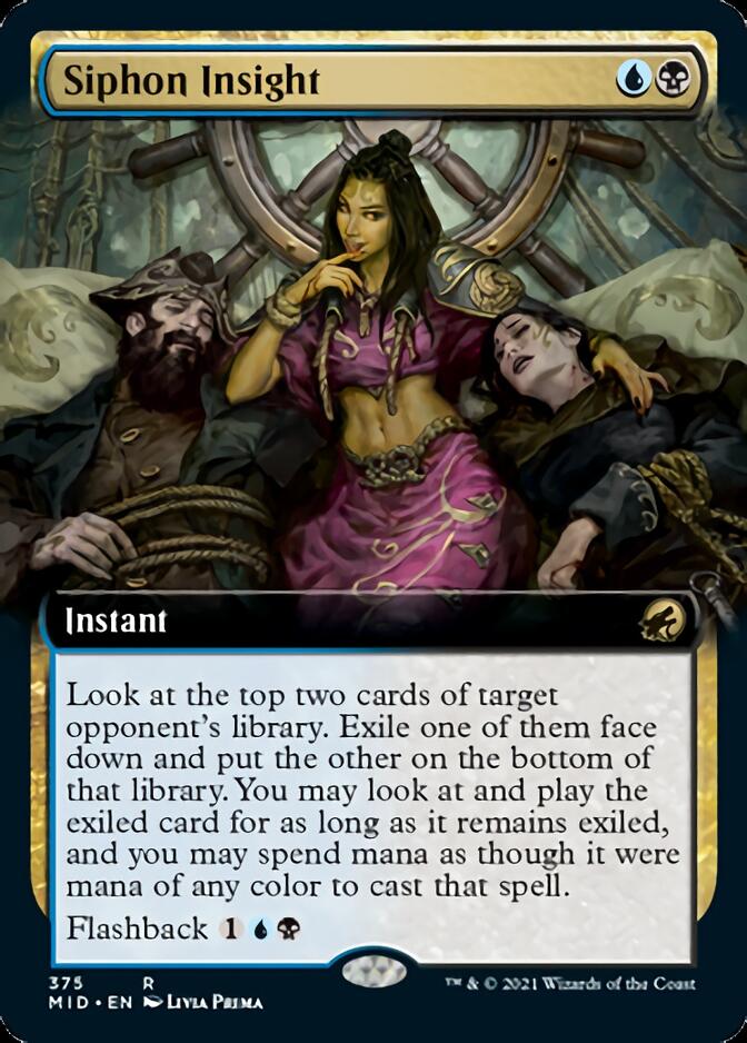 Siphon Insight (Extended Art) [Innistrad: Midnight Hunt] | Impulse Games and Hobbies