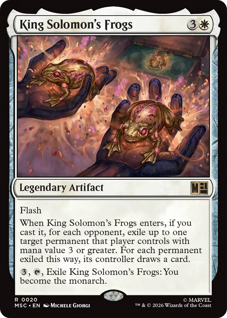 King Solomon's Frogs (Surge Foil) [Marvel Super Heroes Commander] | Impulse Games and Hobbies
