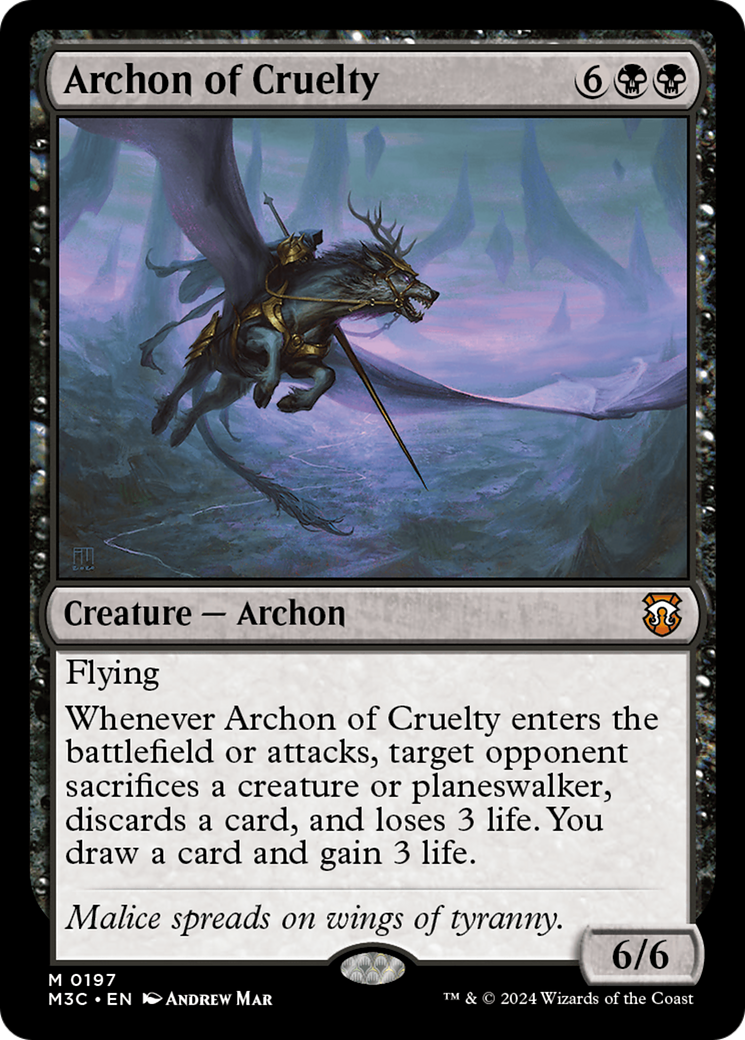 Archon of Cruelty [Modern Horizons 3 Commander] | Impulse Games and Hobbies