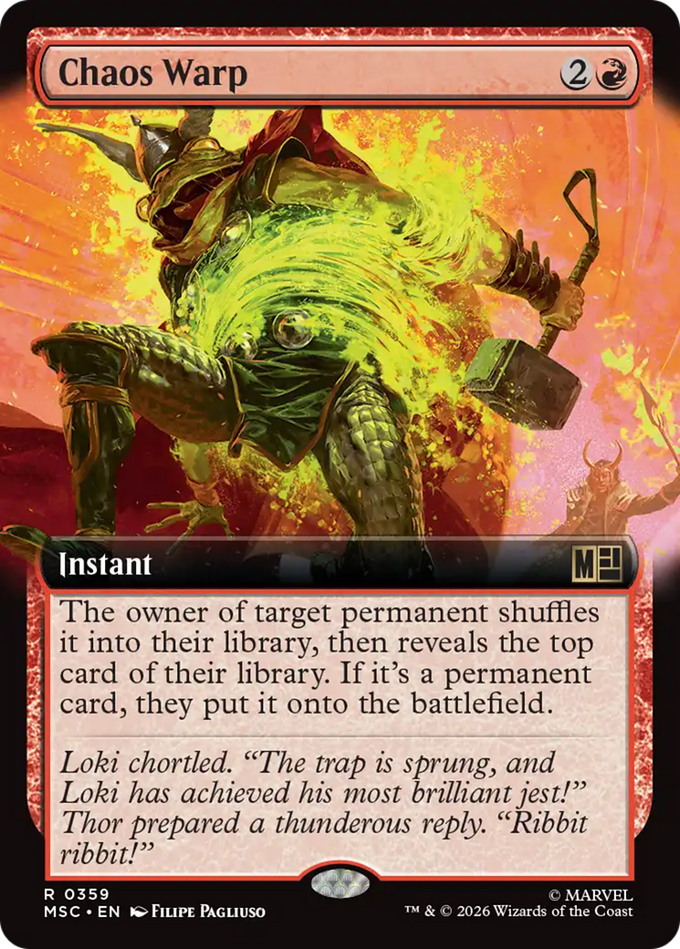 Chaos Warp (Extended Art) [Marvel Super Heroes Commander] | Impulse Games and Hobbies