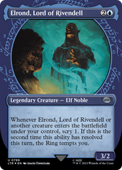 Elrond, Lord of Rivendell (Showcase) (Surge Foil) [The Lord of the Rings: Tales of Middle-Earth] | Impulse Games and Hobbies