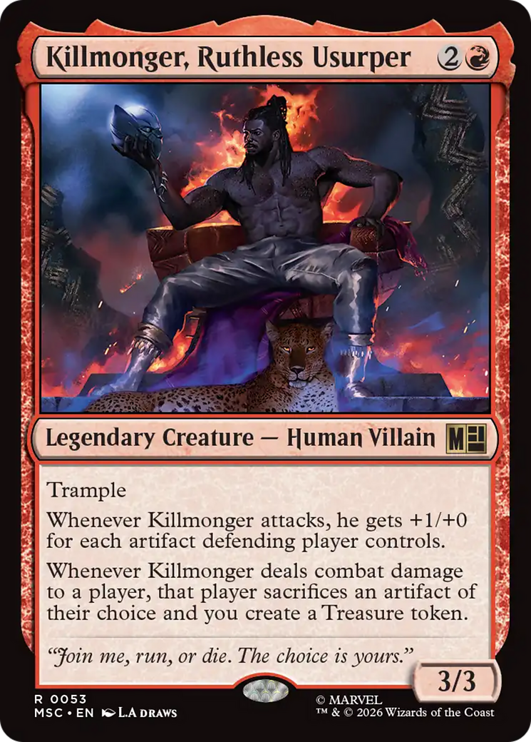 Killmonger, Ruthless Usurper [Marvel Super Heroes Commander] | Impulse Games and Hobbies