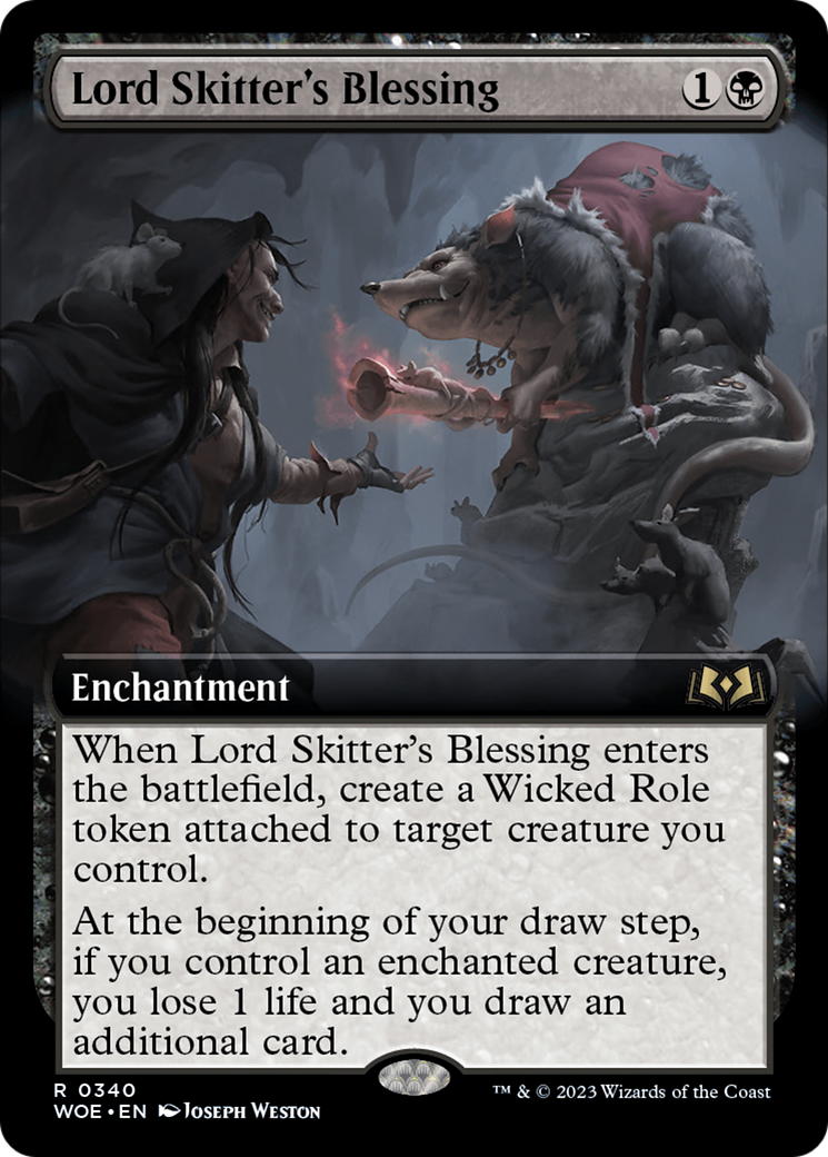 Lord Skitter's Blessing (Extended Art) [Wilds of Eldraine] | Impulse Games and Hobbies