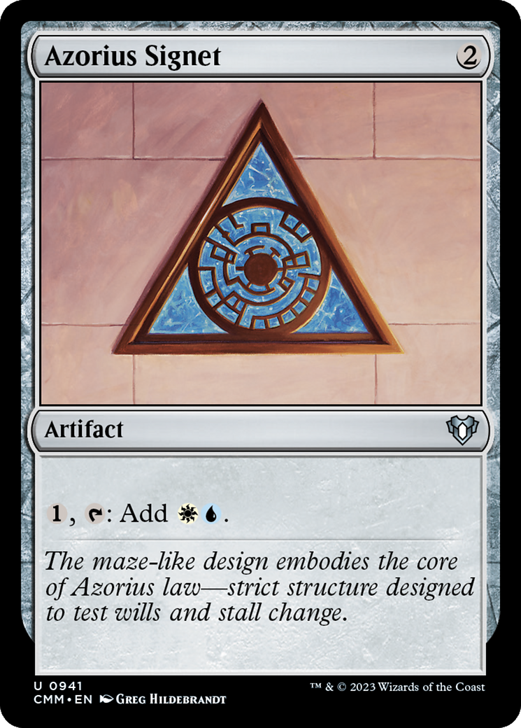 Azorius Signet [Commander Masters] | Impulse Games and Hobbies