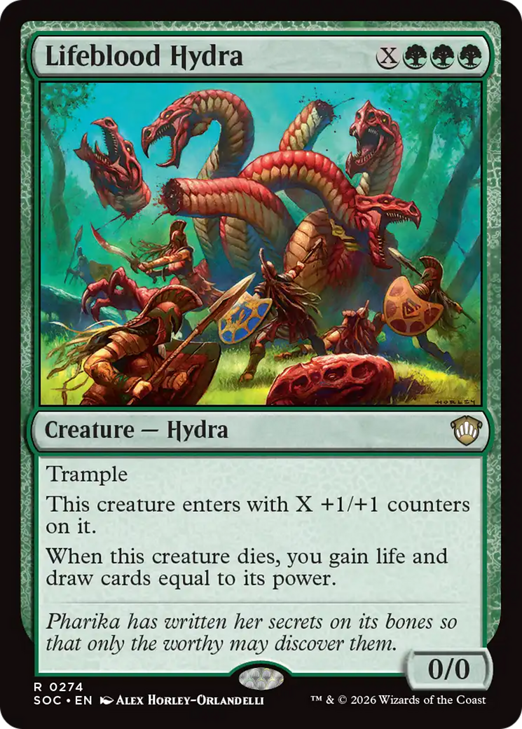 Lifeblood Hydra [Secrets of Strixhaven Commander] | Impulse Games and Hobbies