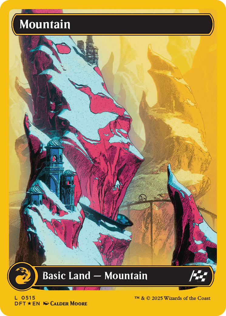 Mountain (0515) (First-Place Foil) [Aetherdrift] | Impulse Games and Hobbies